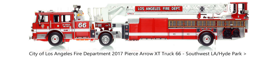 Order your LAFD 2017 Pierce Arrow XT Truck 66 in 1:50 scale today!