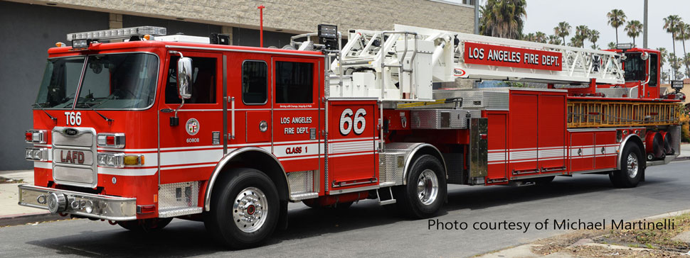 L.A.F.D Pierce Truck 66 courtesy of Michael Martinelli