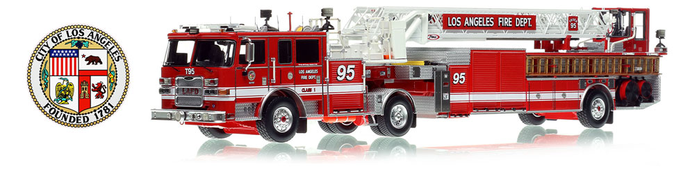 Order your LAFD Pierce Arrow XT Truck 95 in 1:50 scale today!