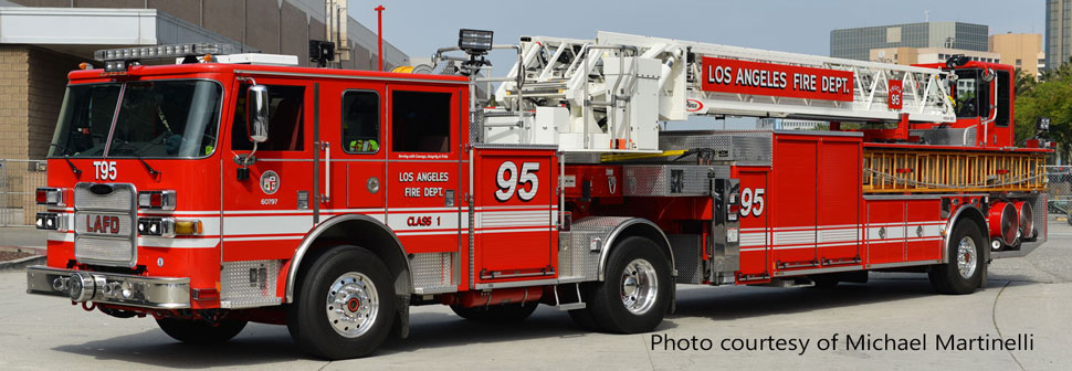 L.A.F.D Pierce Truck 95 courtesy of Michael Martinelli