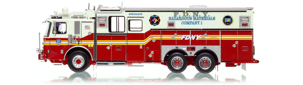 Order your FDNY Haz-Mat 1 scale model today!