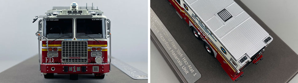 1:50 scale FDNY 2022 Ferrara Haz-Mat 1 close up pictures 1-2