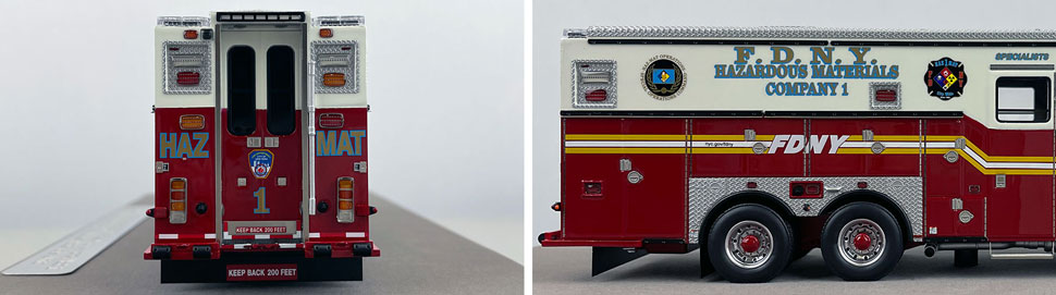 1:50 scale FDNY 2022 Ferrara Haz-Mat 1 close up pictures 9-10 1:50 scale FDNY 2022 Ferrara Haz-Mat 1 close up pictures 9-10