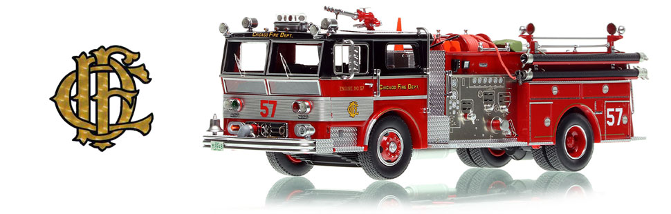 Order your Chicago 1973 WLF Ambassador P80 - Engine 57 in 1:50 scale today!