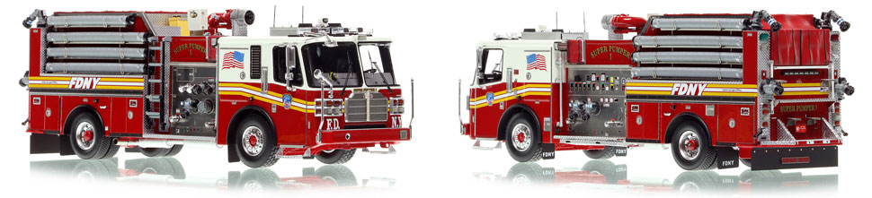 FDNY's 2020 Ferrara Super Pumper 1 is a museum grade 1:50 scale model