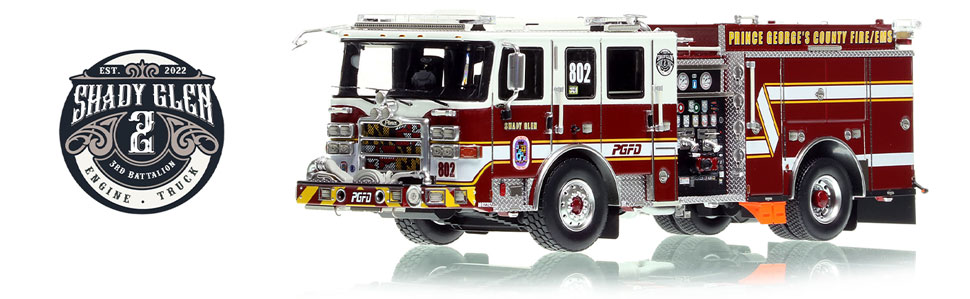 Order your PGFD 2022 Pierce Enforcer Engine 802 in 1:50 scale today!