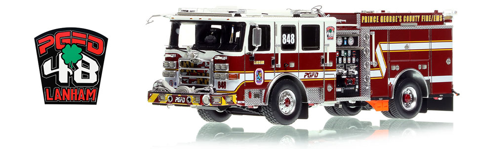 Order your PGFD 2021 Pierce Enforcer Engine 848 in 1:50 scale today!