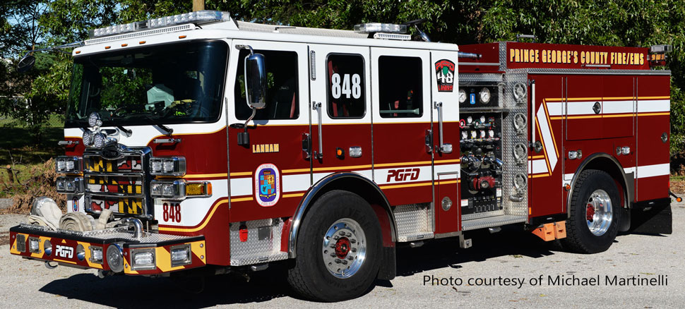 PGFD Pierce Engine 48 courtesy of Michael Martinelli