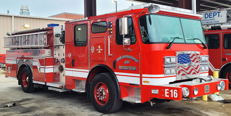 Real truck image of Memphis Fire Department Engine 16