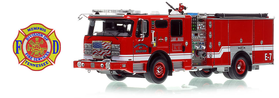 Order your Memphis Fire Department 2022 E-One Typhoon Engine 7 today!