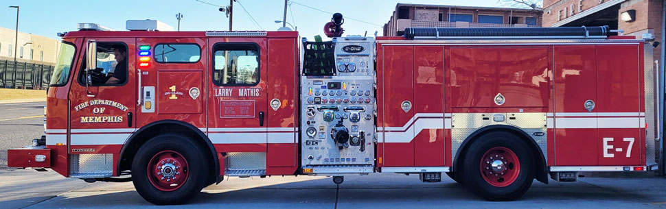 Real truck image of Memphis Fire Department Engine 7