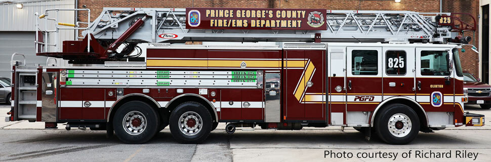 PGFD Pierce Truck 25 courtesy of Richard Riley