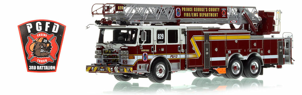 Order your PGFD 2019 Pierce Enforcer Truck 829 today!