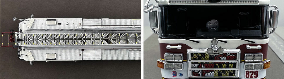 Closeup pictures 13-14 of the Prince George's Fire Department Pierce Enforcer Truck 29 scale model