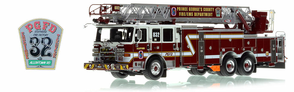 Order your PGFD 2021 Pierce Enforcer Truck 832 today!