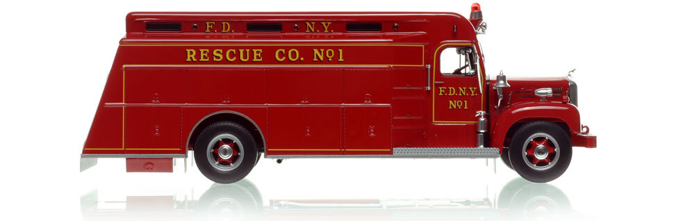The only Mack B Rescue in FDNY's fleet The only Mack B Rescue in FDNY's fleet