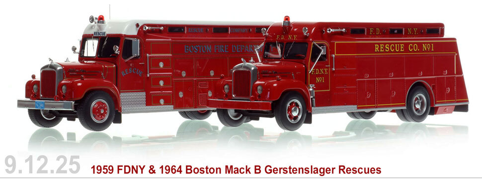 FDNY and Boston Mack B Gerstenslager Rescues are coming soon!
