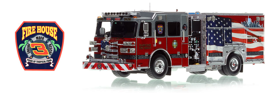 Order your Miami-Dade Fire Rescue Sutphen Engine 3 today!
