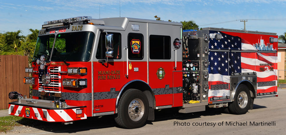 Miami-Dade Fire Rescue Sutphen Engine 3 courtesy of Michael Martinelli