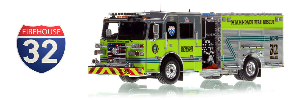 Order your Miami-Dade Fire Rescue Sutphen Engine 32 today!