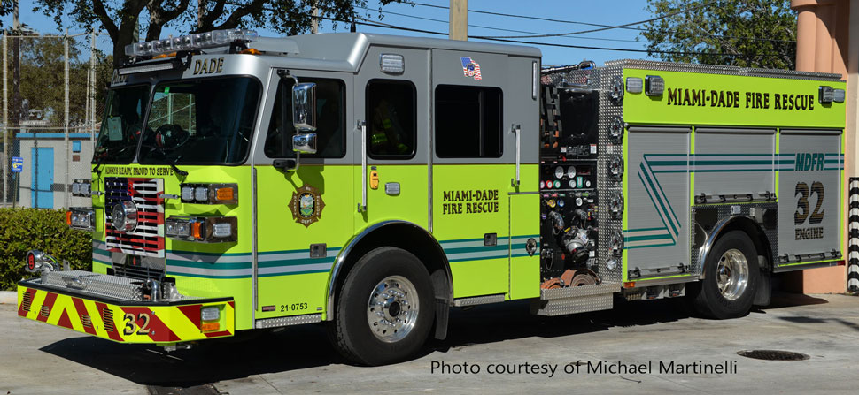 Miami-Dade Fire Rescue Sutphen Engine 32 courtesy of Michael Martinelli