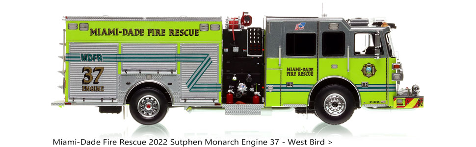 Order your Miami-Dade Fire Rescue Sutphen Engine 37 today!