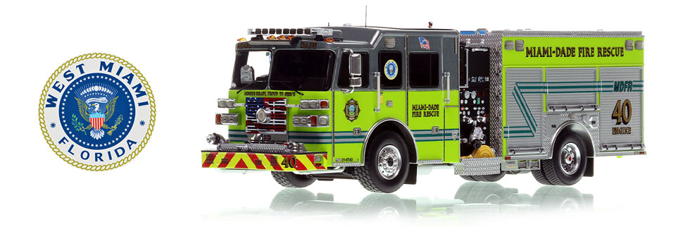 Order your Miami-Dade Fire Rescue Sutphen Engine 40 today!