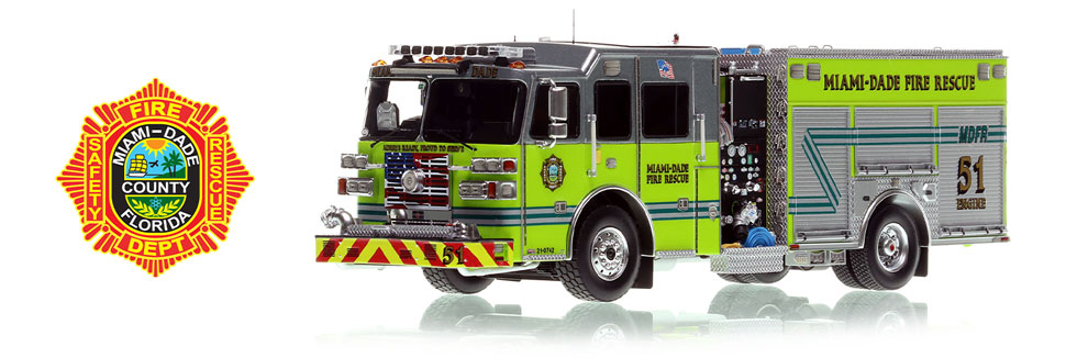 Order your Miami-Dade Fire Rescue Sutphen Engine 51 today!