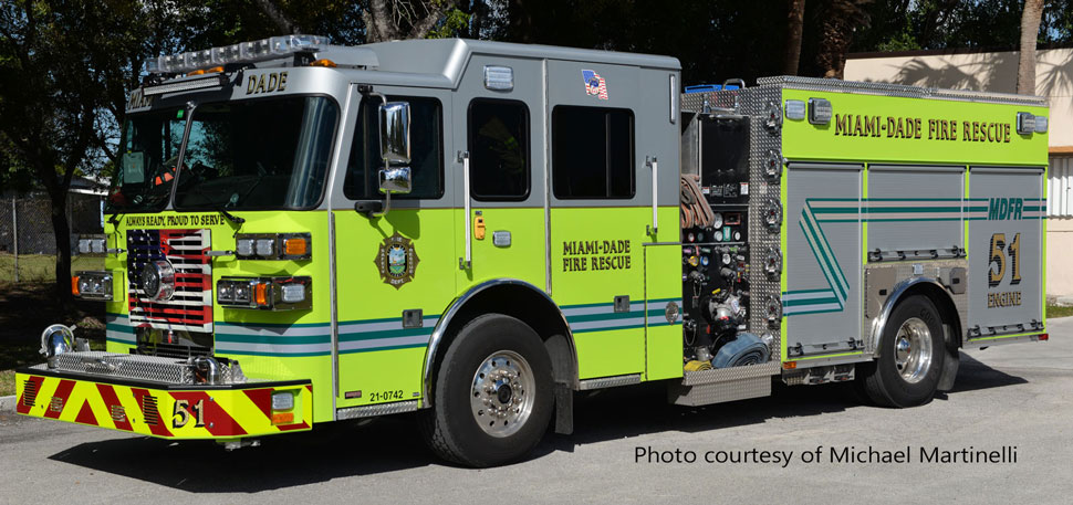 Miami-Dade Fire Rescue Sutphen Engine 51 courtesy of Michael Martinelli