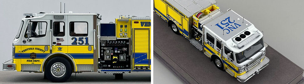 Ventura County Engine 251 1:50 scale model close up pictures 5-6
