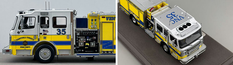 Ventura County Engine 35 1:50 scale model close up pictures 5-6