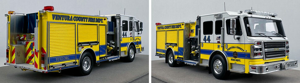 Ventura County Engine 44 1:50 scale model close up pictures 11-12