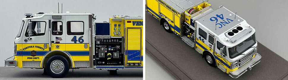 Ventura County Engine 46 1:50 scale model close up pictures 5-6