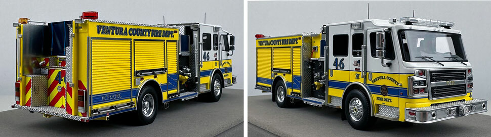 Ventura County Engine 46 1:50 scale model close up pictures 11-12