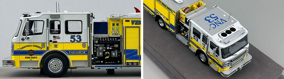 Ventura County Engine 53 1:50 scale model close up pictures 5-6