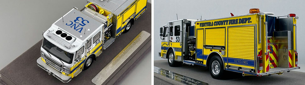 Ventura County Engine 53 1:50 scale model close up pictures 7-8