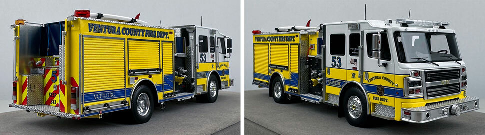 Ventura County Engine 53 1:50 scale model close up pictures 11-12