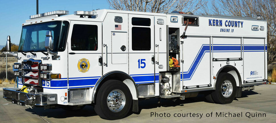 Kern County Pierce Engine 15 courtesy of Michael Quinn