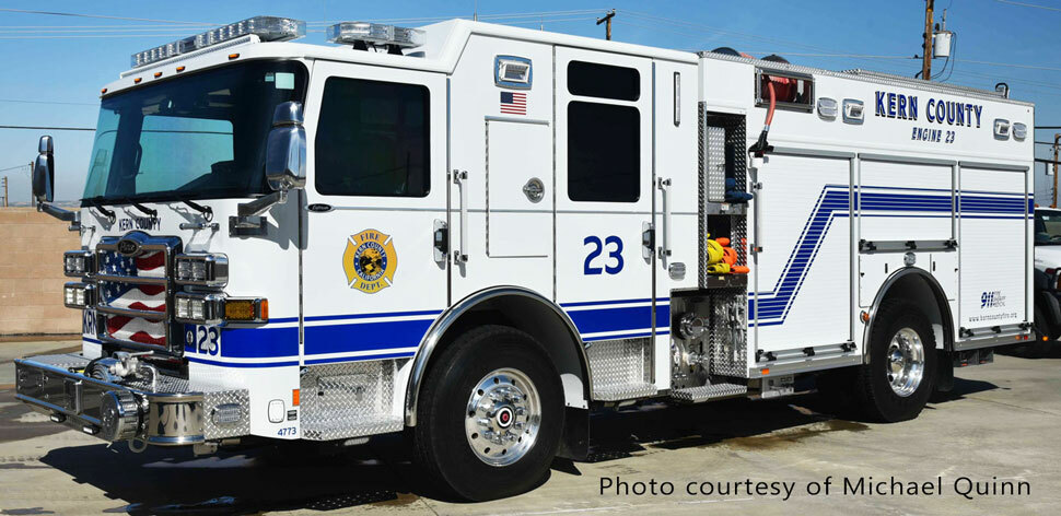 Kern County Pierce Engine 23 courtesy of Michael Quinn