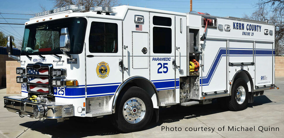 Kern County Pierce Engine 25 courtesy of Michael Quinn