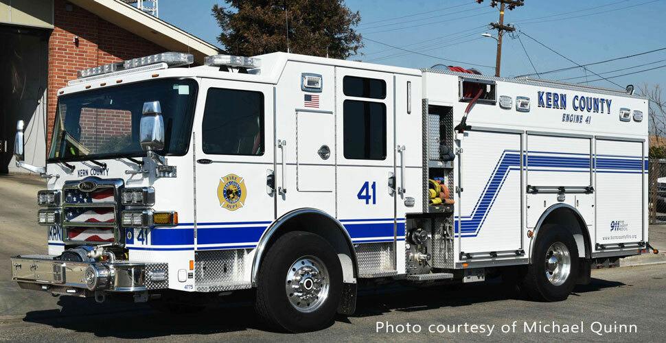 Kern County Pierce Engine 41 courtesy of Michael Quinn