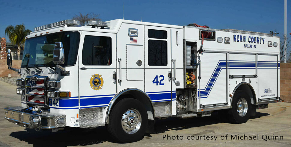 Kern County Pierce Engine 42 courtesy of Michael Quinn