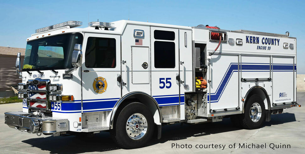 Kern County Pierce Engine 55 courtesy of Michael Quinn