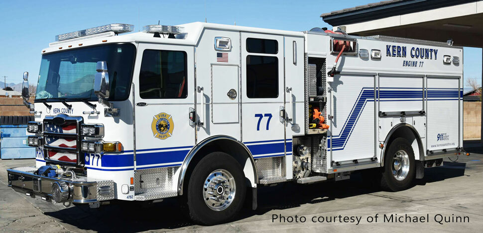 Kern County Pierce Engine 77 courtesy of Michael Quinn