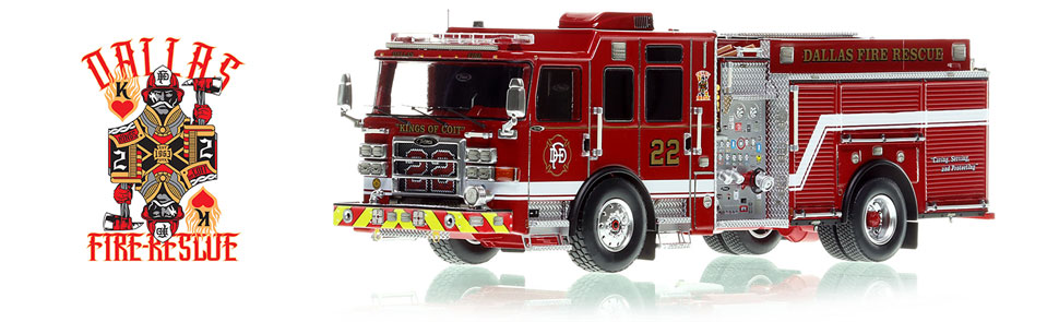 Order your Dallas Fire-Rescue 2022 Pierce Enforcer Engine 22 today!