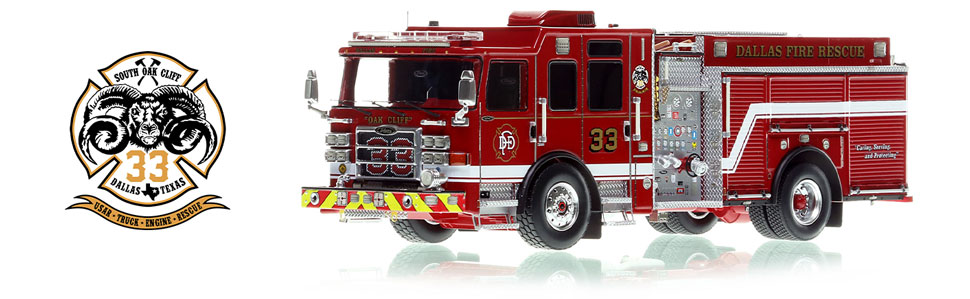 Order your Dallas Fire-Rescue 2022 Pierce Enforcer Engine 33 today!