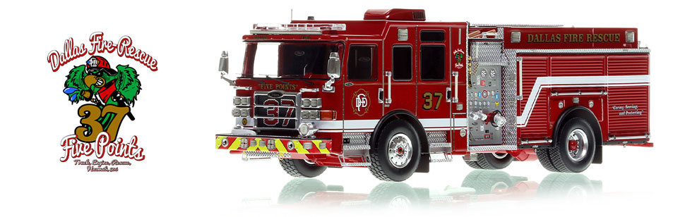 Order your Dallas Fire-Rescue 2022 Pierce Enforcer Engine 37 today!