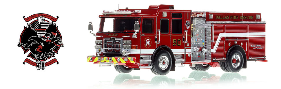 Order your Dallas Fire-Rescue 2022 Pierce Enforcer Engine 50 today!