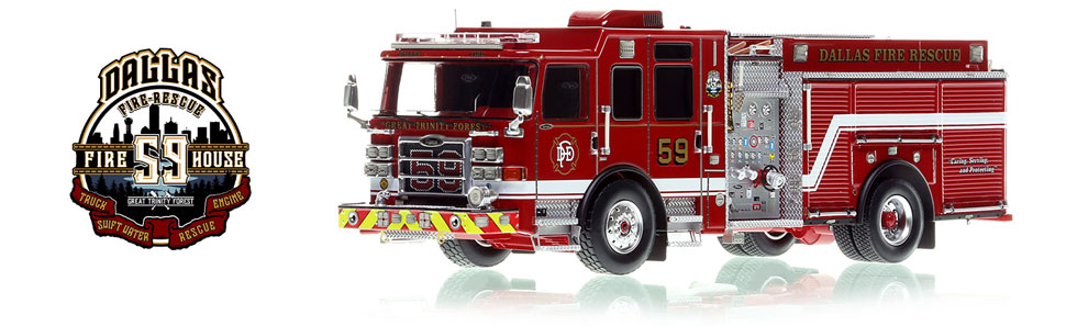 Order your Dallas Fire-Rescue 2022 Pierce Enforcer Engine 59 today!