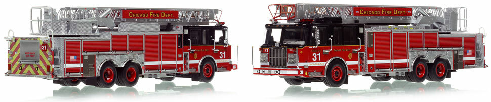 Chicago's Spartan 103' Truck 31 is hand-crafted and intricately detailed.